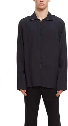 Lemaire High Necked Zipped Top