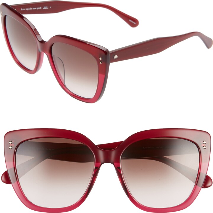 Kate Spade 55mm Kiyannas Cat Eye Sunglasses - ShopStyle