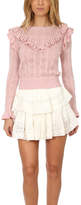 Thumbnail for your product : LoveShackFancy Natalie Ruffle Sweater