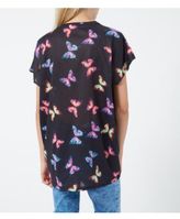 Thumbnail for your product : New Look Tall Black Butterfly Print Oversized T-Shirt