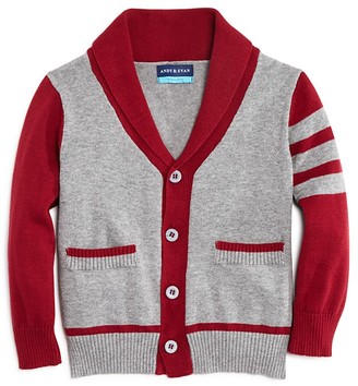 Andy & Evan Boys' Varsity Cardigan Sweater - Sizes 2-7