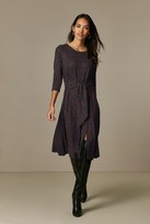 Thumbnail for your product : Wallis PETITE Black Heart Print Midi Dress