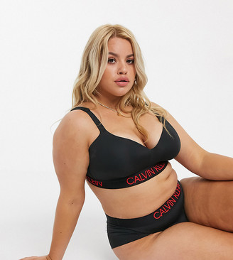 calvin klein plus size swimwear