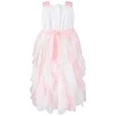 Thumbnail for your product : Kate Mack Kate MackIvory & Pink Tulle Ruffle Dress