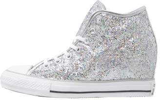 Converse CHUCK TAYLOR ALL STAR MID Hightop trainers silver/white/storm wind