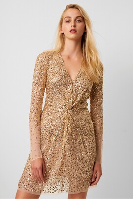 french connection emille sparkle dress