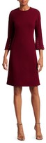 Thumbnail for your product : Lela Rose Embellished Wool-Blend Tunic Dress
