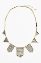 Thumbnail for your product : House Of Harlow Engraved Frontal Necklace