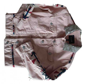 isabel marant pink denim jacket
