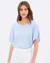 Thumbnail for your product : Nude Lucy Cody Tie Sleeve Tee