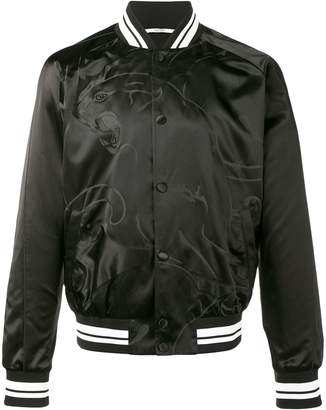 Valentino Black panther bomber jacket