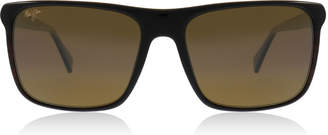 Maui Jim Flat Island Sunglasses Brown Stripe STG-BG Polariserade 58mm