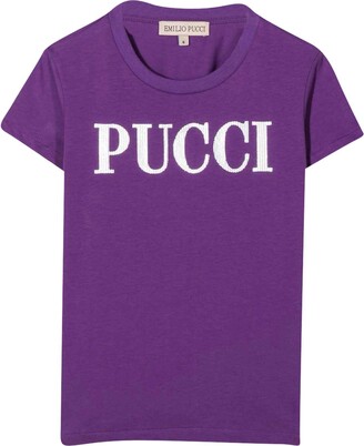 Emilio Pucci Purple T-shirt Girl
