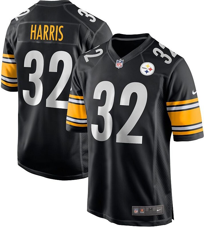 Men's Nike Franco Harris Black Pittsburgh Steelers Game Retired Player Jersey