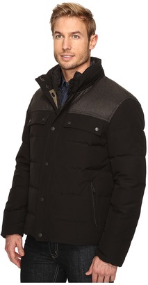 Cole Haan Utility Down Quilted Military Jacket Men's Coat