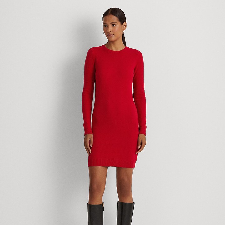 Lauren Ralph Lauren Ralph Lauren Wool-Cashmere Sweater Dress - ShopStyle