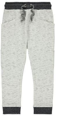 George White Panel Detail Joggers