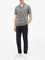 Thumbnail for your product : Orlebar Brown Colman Cuban Collar Silk-blend Shirt - Mens - Grey