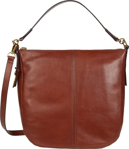 Fossil Jolie Hobo Women's Handbags Brown, Leather