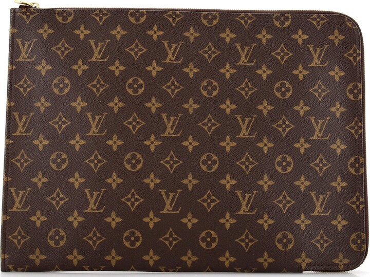 Louis Vuitton Etui Voyage Monogram Gm Brown