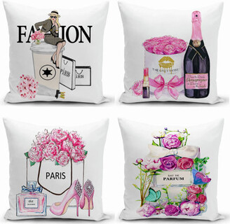 High Heel Pillow Covers, Paris Perfume Cushion