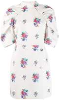 Thumbnail for your product : MSGM floral print puff sleeve dress