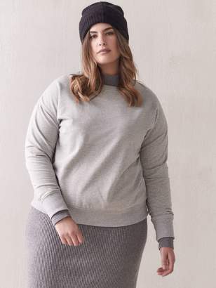 French Terry Grey Sweatshirt - Addition Elle