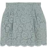 Thumbnail for your product : Valentino Silk-Blend Guipure Lace Mini Skirt