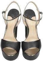Thumbnail for your product : The Seller Plateau Black Sandals