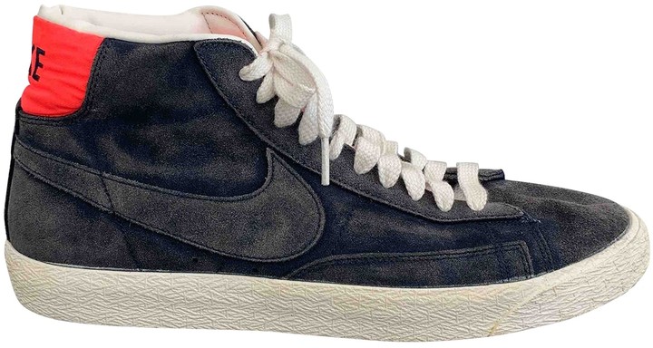 nike suede blazer trainers