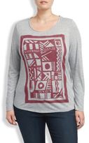 Thumbnail for your product : Lucky Brand Framed Geo Tee