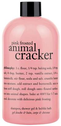 philosophy Pink Frosted Animal Cracker Shampoo, Shower Gel And Bubble Bath