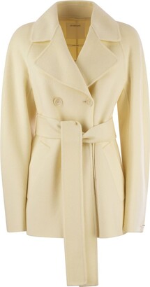 Sportmax Double-Breasted Belted Coat