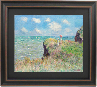 Vault W Artwork The Cliff Walk At Pourville By Claude Monet