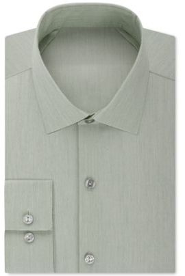 Kenneth Cole Reaction Slim-Fit Techni-Cole Flex Collar Solid Dress Shirt