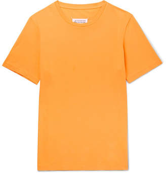 Maison Margiela Slim-Fit Garment-Dyed Cotton-Jersey T-Shirt - Men - Yellow