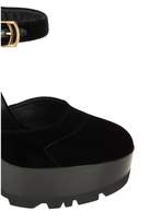 Thumbnail for your product : Jil Sander Platform Sandal Black Velvet