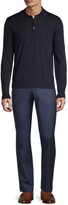 Thumbnail for your product : Canali Long-Sleeve Three-Button Polo Sweater