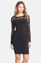 Thumbnail for your product : Velvet by Graham & Spencer Long Sleeve Lace Dress