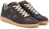 Thumbnail for your product : Maison Margiela Brown Black Replica Sneakers