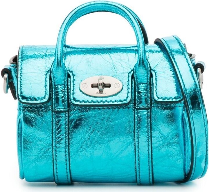 Mulberry micro Baywater metallic bag ShopStyle