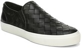Thumbnail for your product : Vince Fletcher Woven Leather Slip-On Sneakers