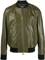 Thumbnail for your product : DSQUARED2 Leather Bomber Jacket