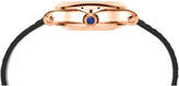 Thumbnail for your product : Chopard Happy Sport 18ct rose-gold, diamond and leather watch, Women's, sapphire