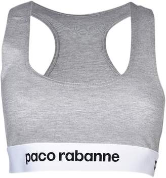Paco Rabanne Logo Bra