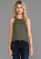 Thumbnail for your product : Camilla And Marc Sweeter Life Check Print Racer Tank