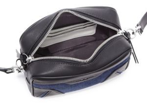 Rag & Bone Mini Flight Leather & Denim Camera Bag