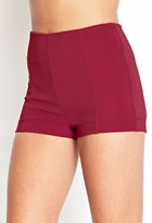 Thumbnail for your product : Forever 21 high-waisted knit shorts