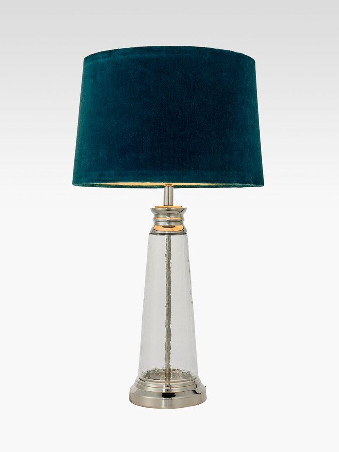 Paires Lamps The World S Largest, Reign Herringbone Glass Table Lamp