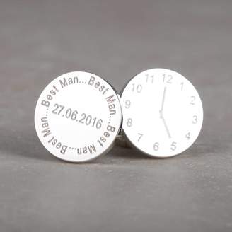 Nest Personalised Wedding Cufflinks For The Best Man